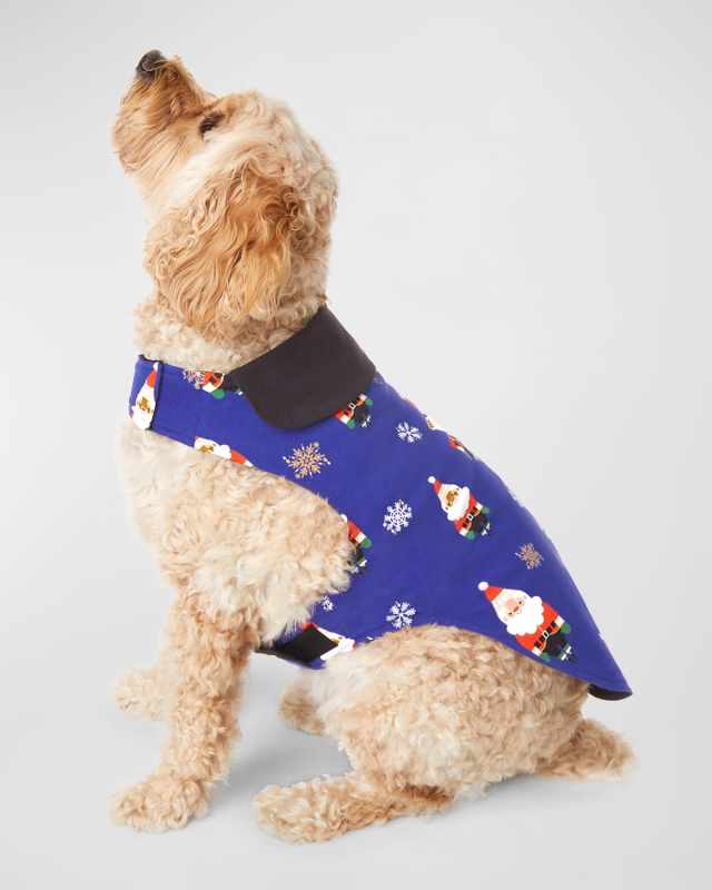 Unisex Lined Santa Claus Dog Pajamas
